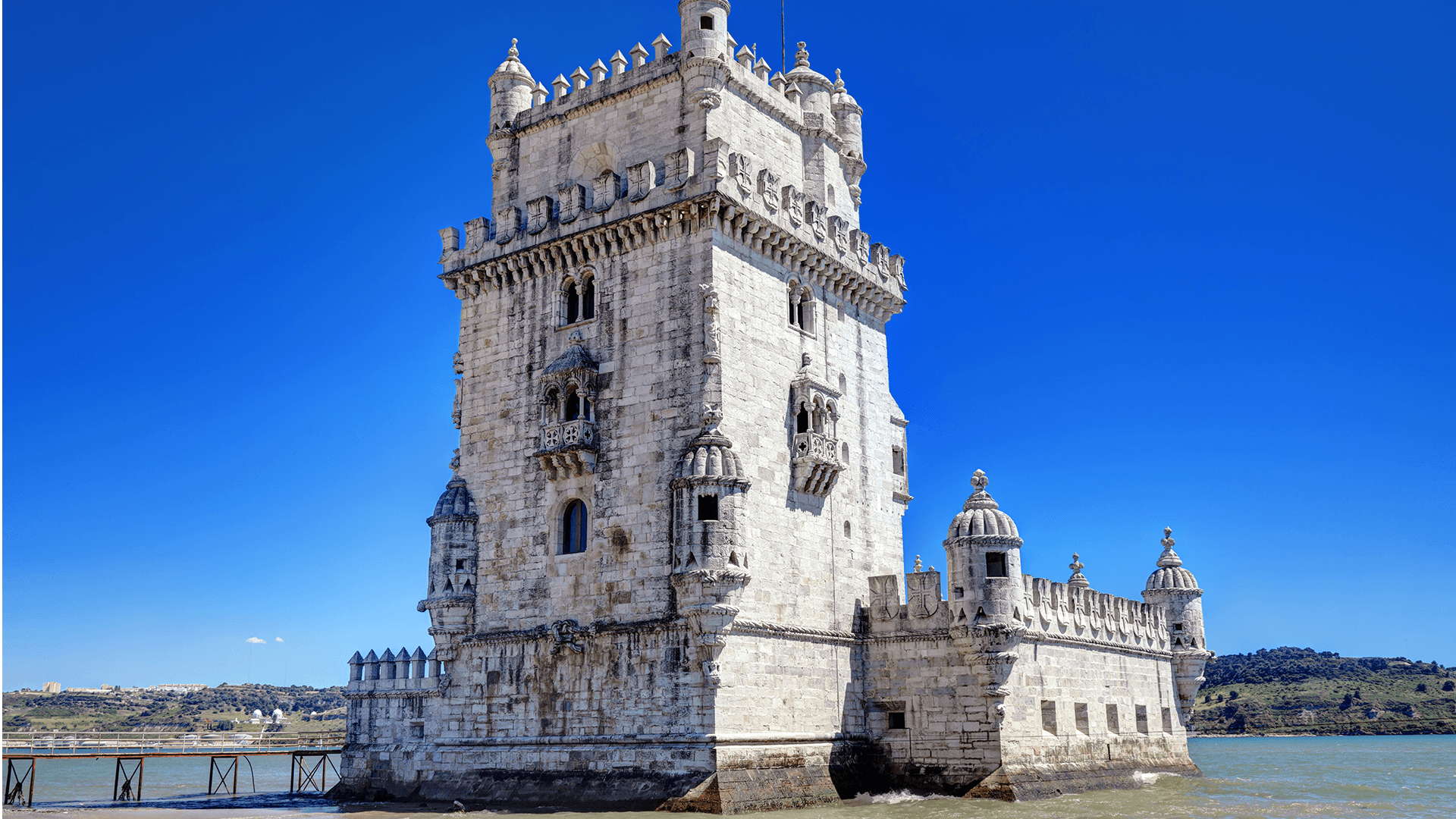 Historic Belém Tower along Lisbon’s waterfront