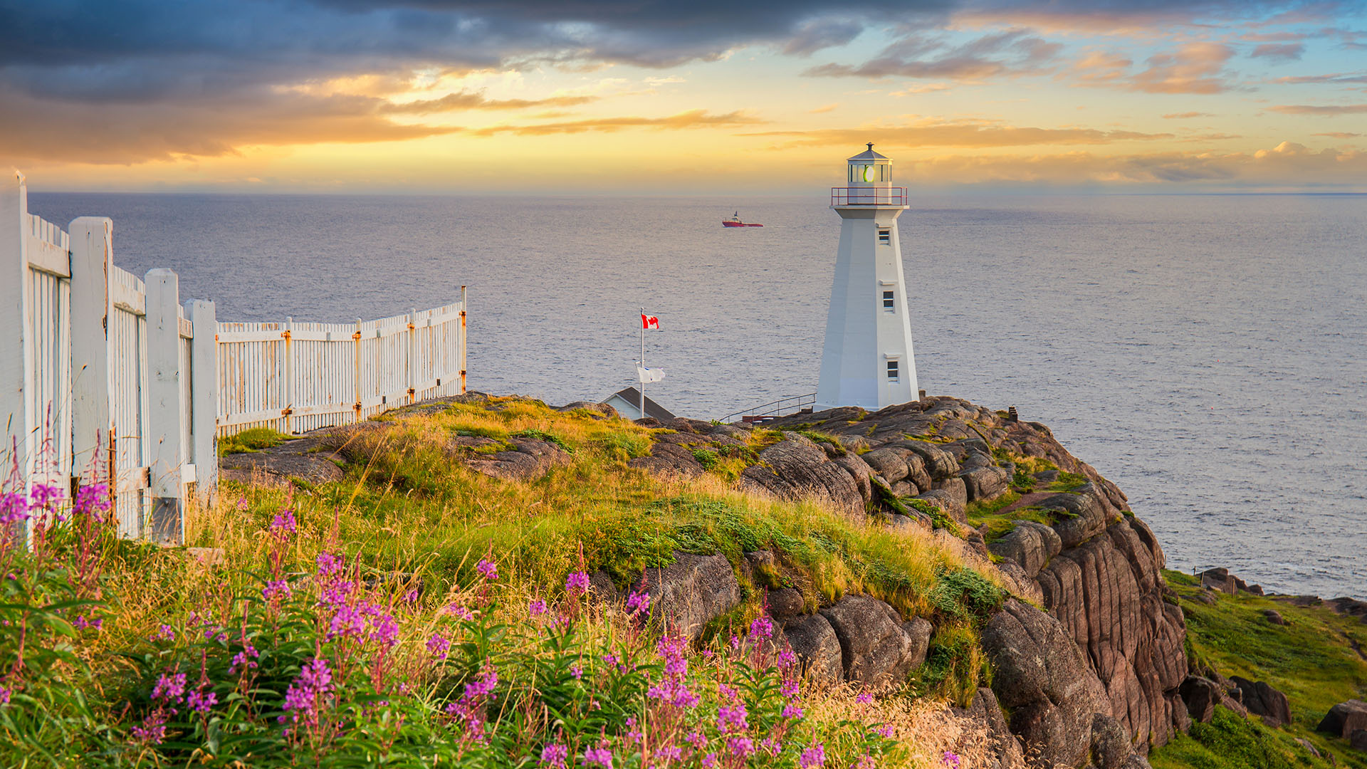Lighthouse At Cape Spear Newfoundland